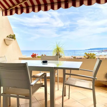 Mansfield Vue Carte Postale Terrasse Piscine Calme Port A 200m A Pied Apartamento Menton